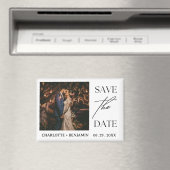 Aimant Faire-Part de Mariage Unique "Save The Date" (In Situ (Lave-vaisselle))