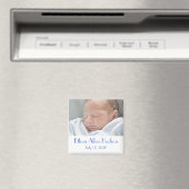 Aimant Faire-part de naissance de bébé garçon (In Situ (Lave-vaisselle))