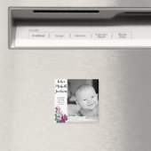 Aimant faire-part de naissance magnétique de 2 po x 2 po (In Situ (Lave-vaisselle))