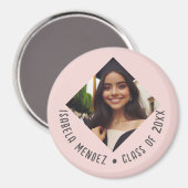 Aimant Faire-part de photo de remise de diplômes personna (Recto/Verso)