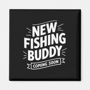 Aimant Faire-part Nouveau Buddy De Pêche Bientôt