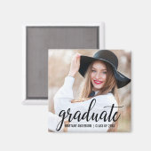 Aimant Faire-part photo moderne tendance (Recto/Verso)