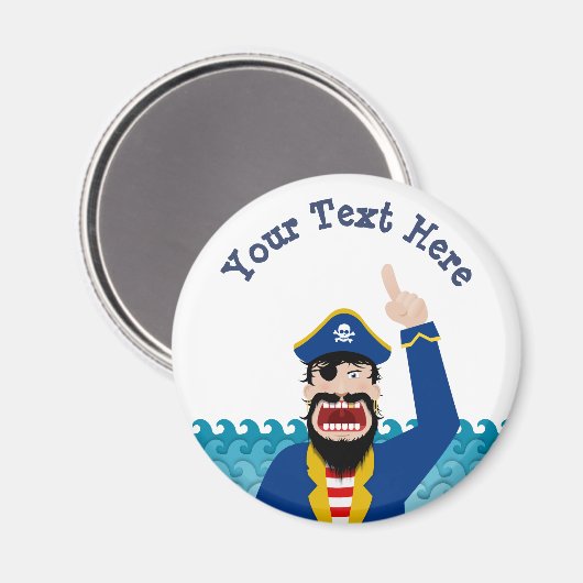 Aimant Faire-part pirate (Recto/Verso)
