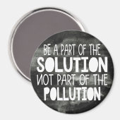 Aimant Faire partie de la solution qui ne fait pas partie (Recto/Verso)