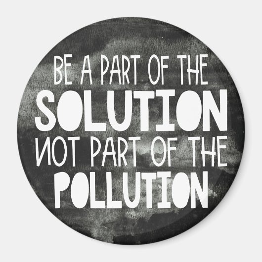 Aimant Faire partie de la solution qui ne fait pas partie (Devant)