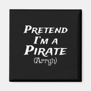 Aimant Faire semblant d'être un Pirate Arrgh Costume Part