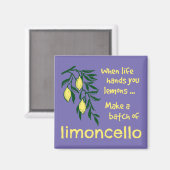 Aimant Faire un lot de liqueur Limoncello Lemon (Recto/Verso)