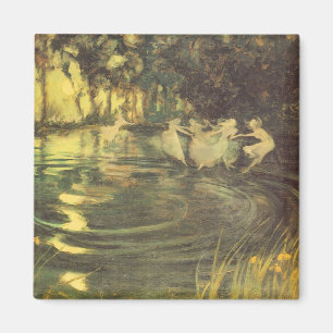 Aimant Fairies Whirl par Arthur Black, Vintage Fairy Danc