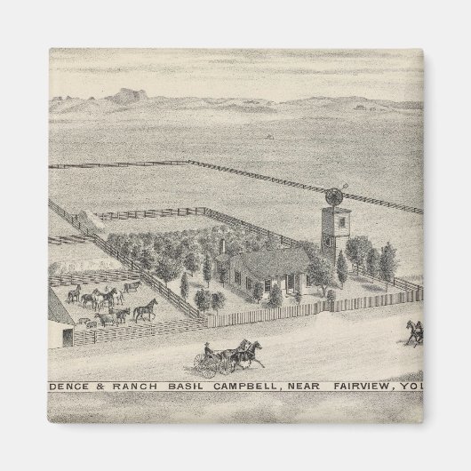 Aimant Fairview res, ranchs (Devant)