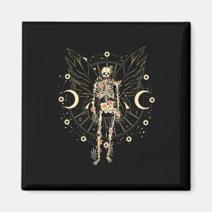 Aimant Fairy Grunge Fairycore Papillon esthétique Skeleto