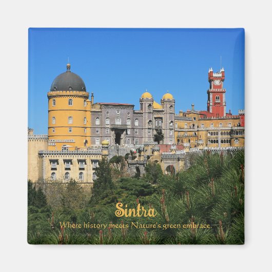 Aimant Fairytale Sintra Palace photo, Portugal (Devant)