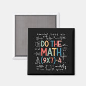 Aimant Fais Le Calcul 67 Mème Drôle Six Sept Prof De Math (Recto/Verso)