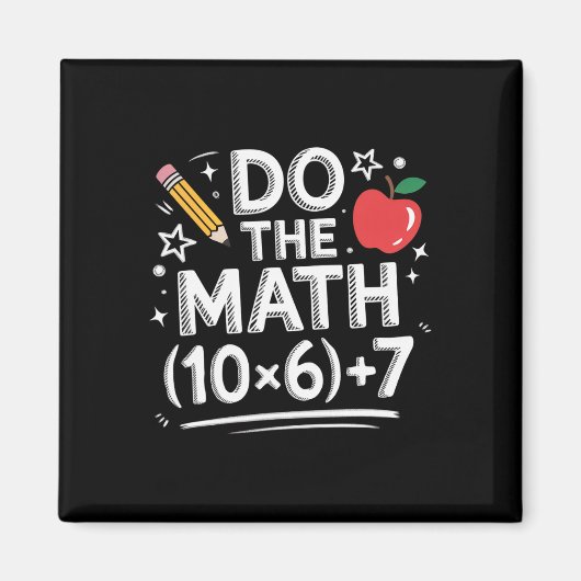 Aimant Fais Le Calcul Mème Pemdas Enseignant Élémentaire  (Devant)