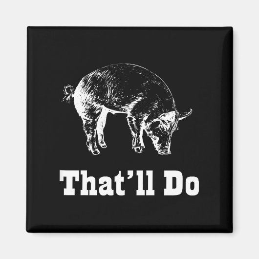 Aimant Fais le drôle qui fera cochon (Devant)