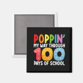 Aimant Faisant mon chemin à travers 100 jours d'école (Recto/Verso)