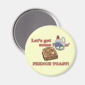 Aimant Faisons du pain français ! magnets. (Recto/Verso)
