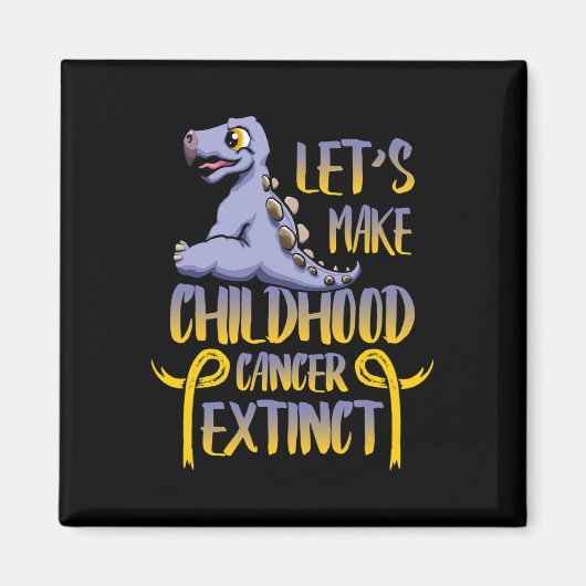 Aimant Faisons en sorte que le cancer de l'enfance dispar (Devant)