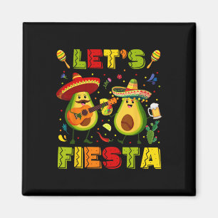 Aimant Faisons La Fête Avocat Et Tacos Cinco De Mayo Homm