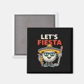 Aimant Faisons la Fête Cinco De Mayo Balle de Golf Chapea (Recto/Verso)