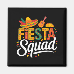 Aimant Faisons la fête mexique fête équipe cinco de mayo