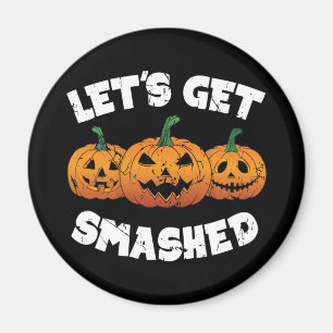 Aimant Faisons tomber Citrouille Jack-o'-lantern Hallowee