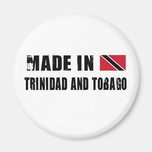 Aimant Fait à Trinité-et-Tobago (Devant)