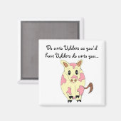 Aimant Faites à Udders Funny Cow (Recto/Verso)