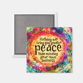 Aimant Faites attention à votre propre entreprise artisti (Recto/Verso)