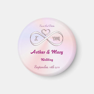 Aimant Faites gagner la date je t'aime infiniment