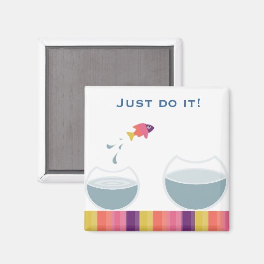 Aimant Faites-le simplement (Recto/Verso)