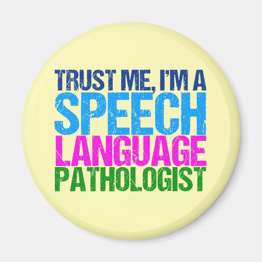 Aimant Faites-moi confiance, je suis orthophoniste (Devant)