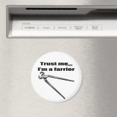 Aimant Faites-moi confiance je suis un fermier. (In Situ (Lave-vaisselle))