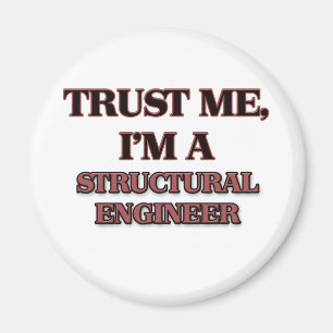 Aimant Faites-moi confiance JE SUIS UN INGÉNIEUR STRUCTUR
