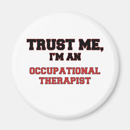 Aimant Faites-moi confiance Je suis une assistante en erg (Devant)
