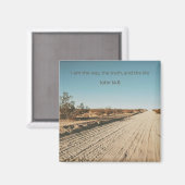 Aimant Faith Desert Collection – Jean 14:6 (Recto/Verso)