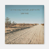 Aimant Faith Desert Collection – Jean 14:6 (Devant)