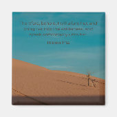 Aimant Faith Desert Collection – Osée 2:14 (Devant)