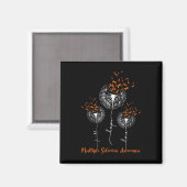Aimant Faith Hope Love Dandelion Multiple Sclerosis Aware (Recto/Verso)