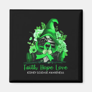 Aimant Faith Hope Love Maladie du rein Sensibilisation Gn