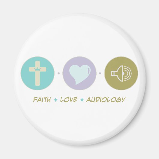 Aimant Faith Love Audiologie (Devant)