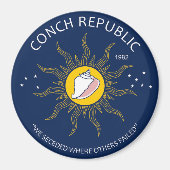 Aimant FAKES Authentic Conch Republic (Devant)