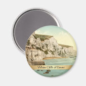 Aimant Falaises blanches de Dover, Kent, Angleterre (Recto/Verso)