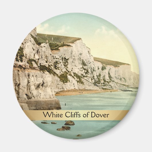 Aimant Falaises blanches de Dover, Kent, Angleterre (Devant)