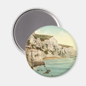 Aimant Falaises blanches de Dover, Kent, Angleterre (Recto/Verso)
