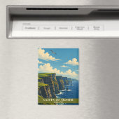 Aimant Falaises de Moher Irlande Comté de Clare Rétro Voy (In Situ (Lave-vaisselle))
