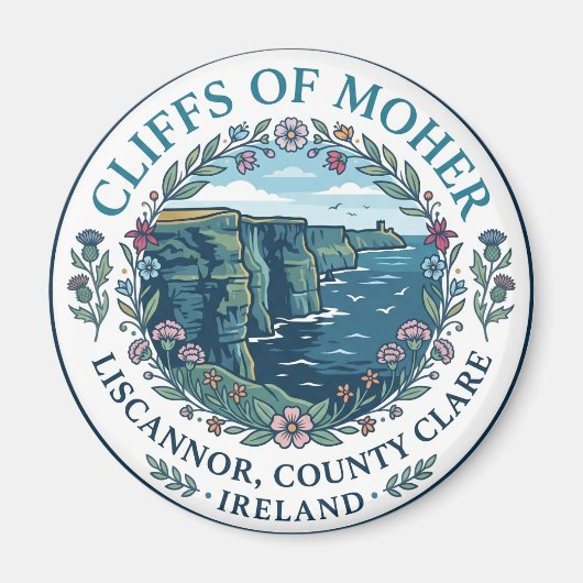 Aimant Falaises de Moher, Liscannor, comté de Clare, Irla (Devant)
