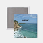 Aimant Falaises en Guadeloupe, étiquetées (Recto/Verso)