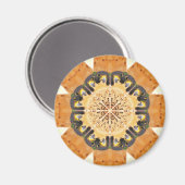 Aimant Falcon pèlerin Kaleidoscope (Recto/Verso)
