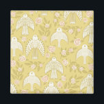 Aimant Falcons et Motif Rose<br><div class="desc">Décorez votre cuisine avec cet aimant. Ça fait un grand petit cadeau ! Consultez mon magasin pour trouver des trucs plus assortis comme des tasses, des serviettes et des autocollants! Vous pouvez toujours ajouter votre propre texte. Faites-moi savoir si vous voulez quelque chose fait sur mesure. Si vous l'achetez, merci...</div>