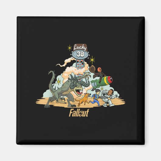 Aimant Fallout - Nouvelle Vegas (Devant)